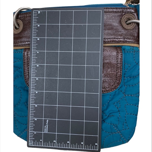 Fossil turquoise Crossbody purse bag - Picture 6 of 13